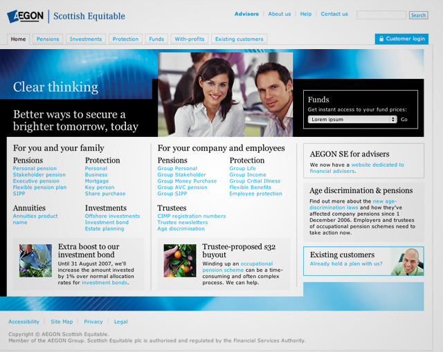 AEGON Scottish Equitable - Homepage