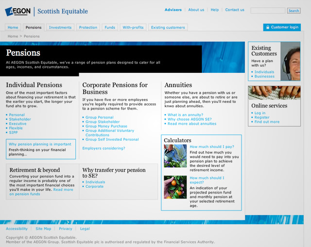 AEGON Scottish Equitable - Pensions