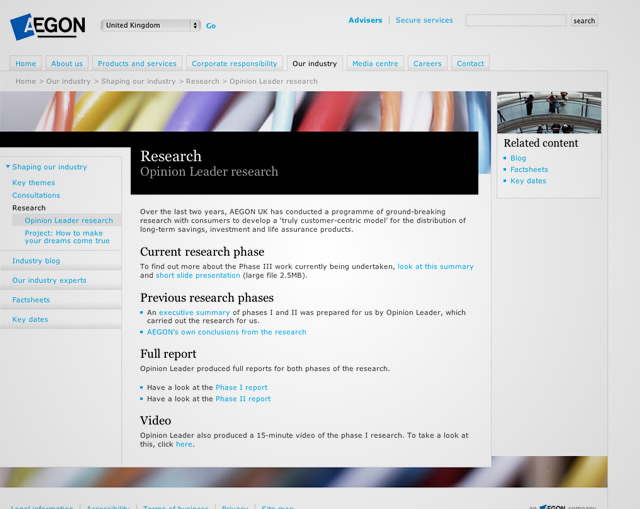 AEGON UK - Research