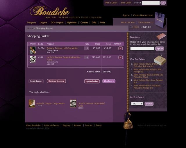 Boudiche - Shopping basket