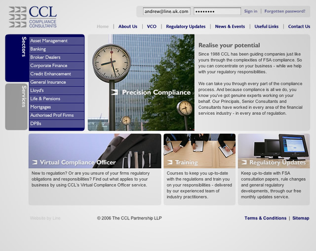 CCL Compliance - Main site - homepage