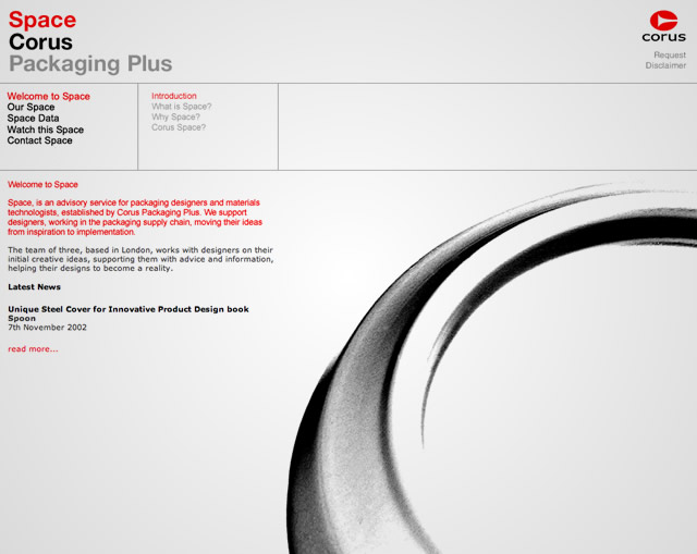 Corus Space - Homepage