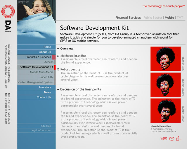 DA Group - Software development kit v1