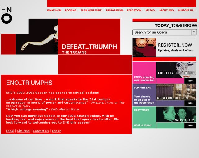 English National Opera - Homepage v1