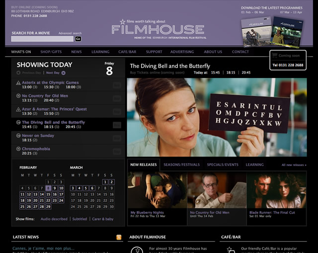 Filmhouse - Homepage v2