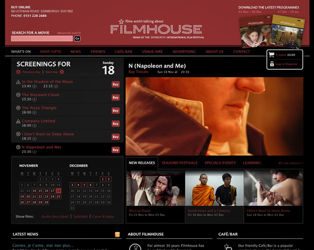 Filmhouse - Homepage v3