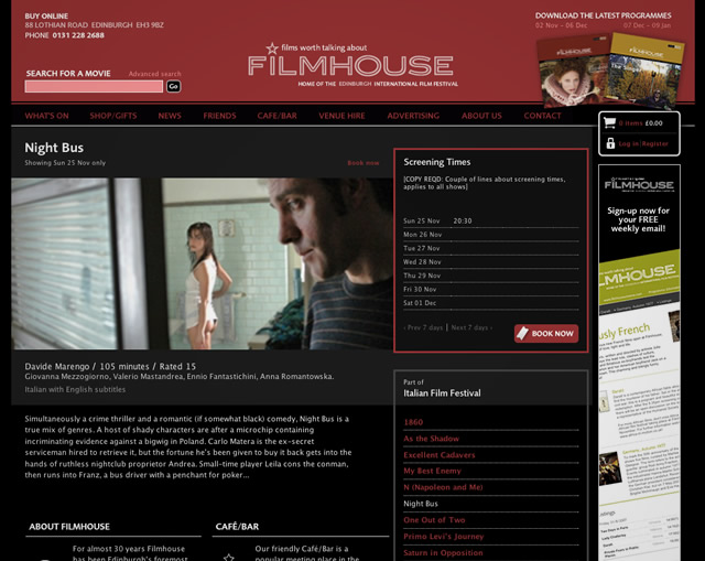 Filmhouse - Movie details