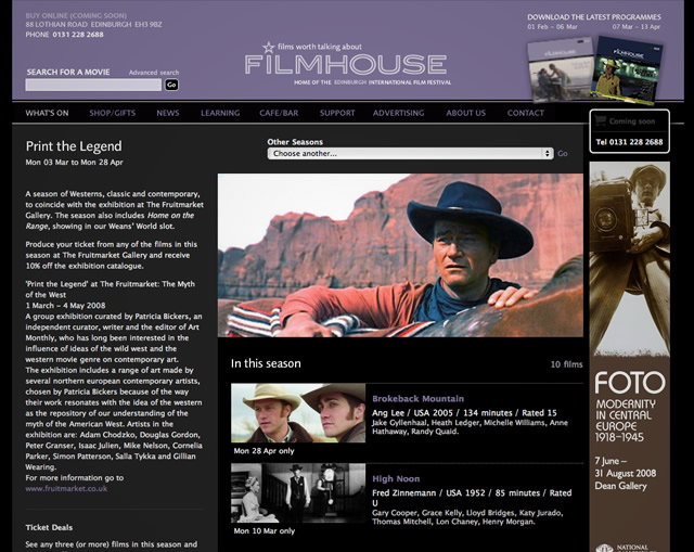 Filmhouse - Season page