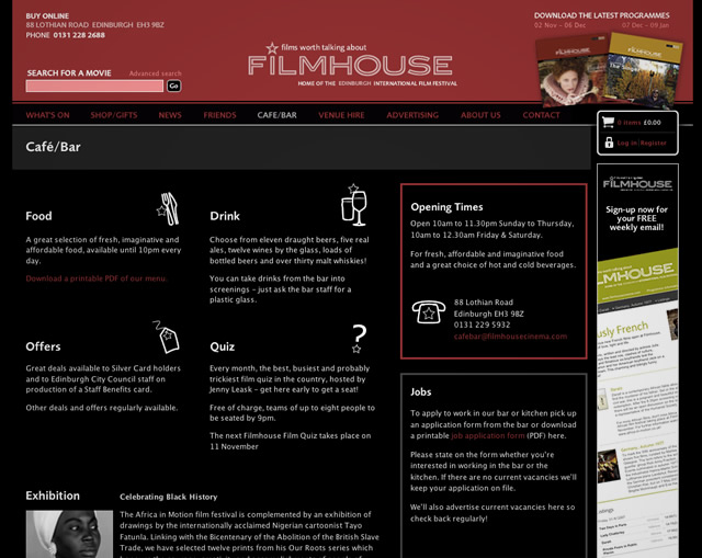 Filmhouse - Cafe / Bar