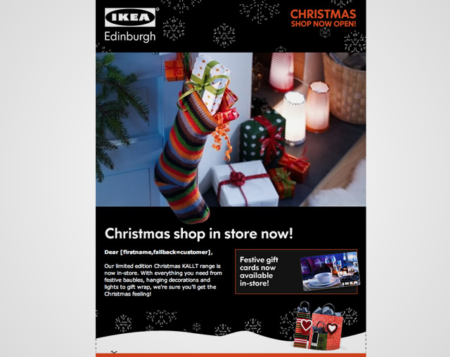 IKEA - Christmas shop