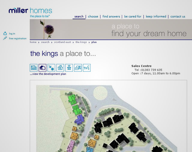 Miller Homes - Dynamic development plans