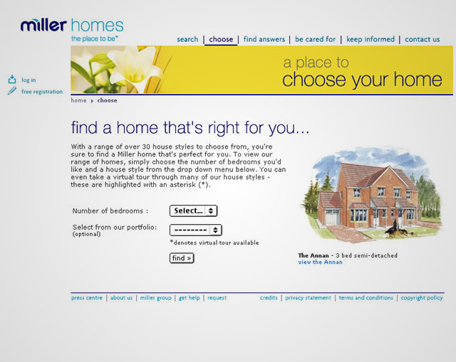 Miller Homes - Home styles