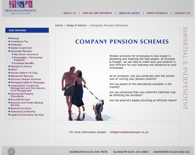 Principal & Prosper - Company pension schemes