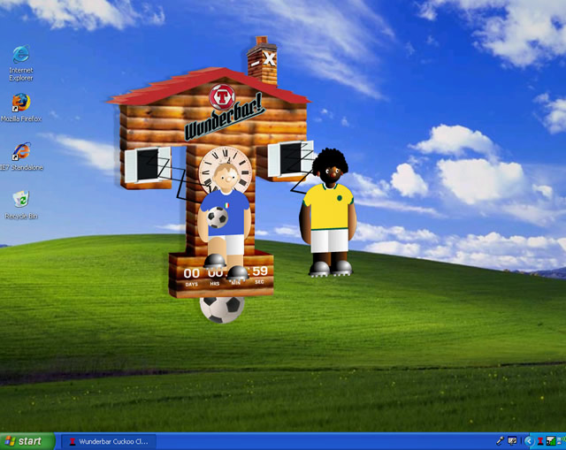 Tennent's Wunderbar! - Desktop cuckoo clock