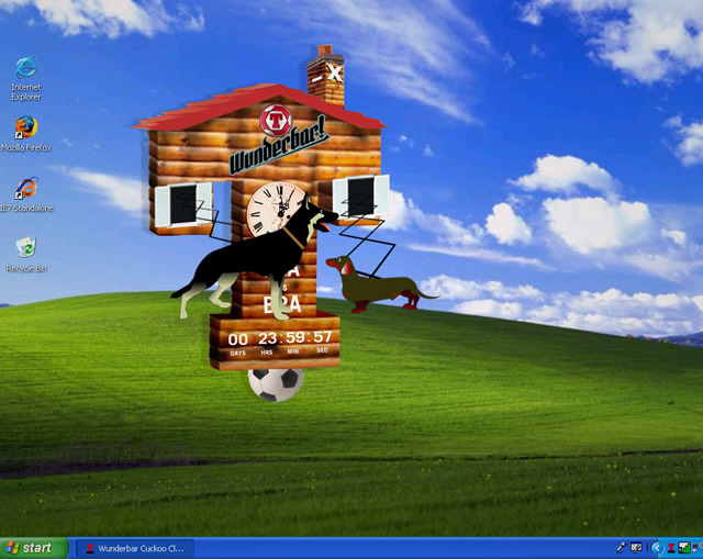 Tennent's Wunderbar! - Desktop cuckoo clock